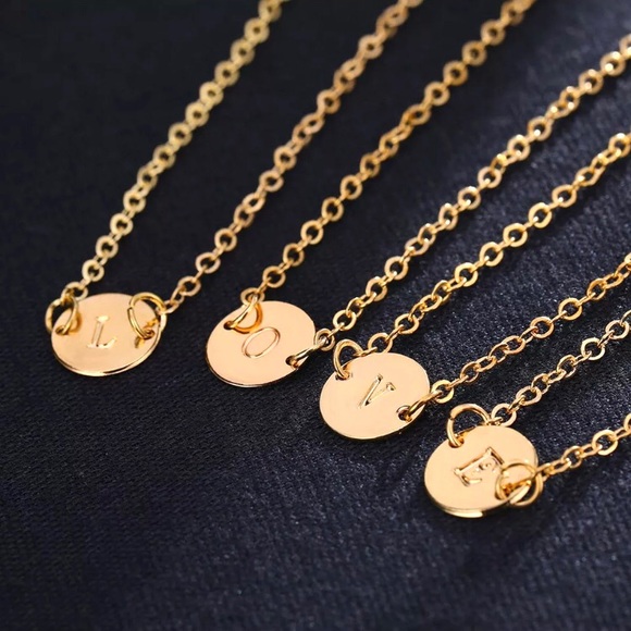 Initial Letter Chic Minimalist Boho Cute Anklet - Picture 6 of 11